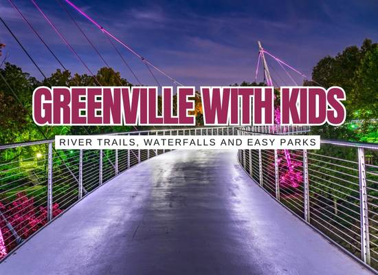 Greenville, South Carolina With Kids: Swamp Rabbit Trail, Waterfall-in-the-City and Picnic-Ready Parks