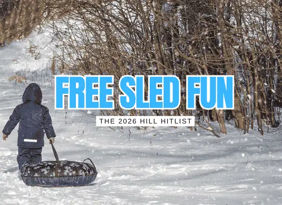 Top 30 Free Sledding Hills in the USA for Families